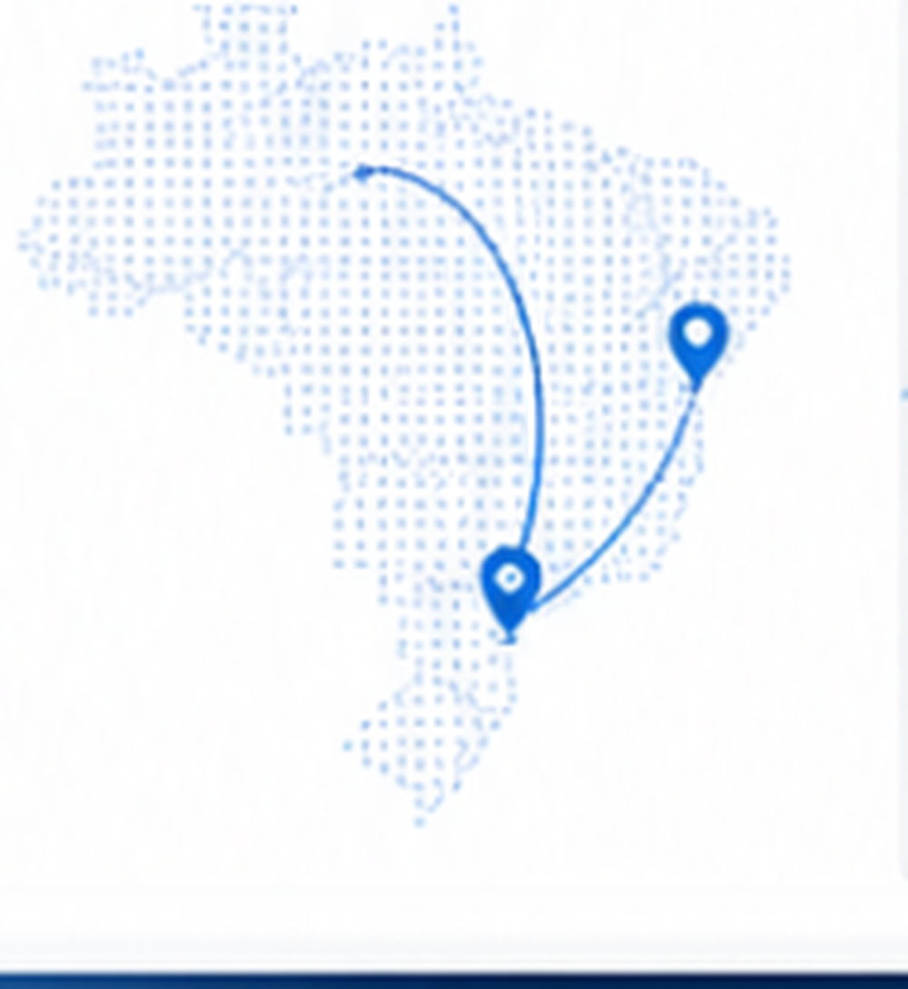 Mapa de atendimento nacional