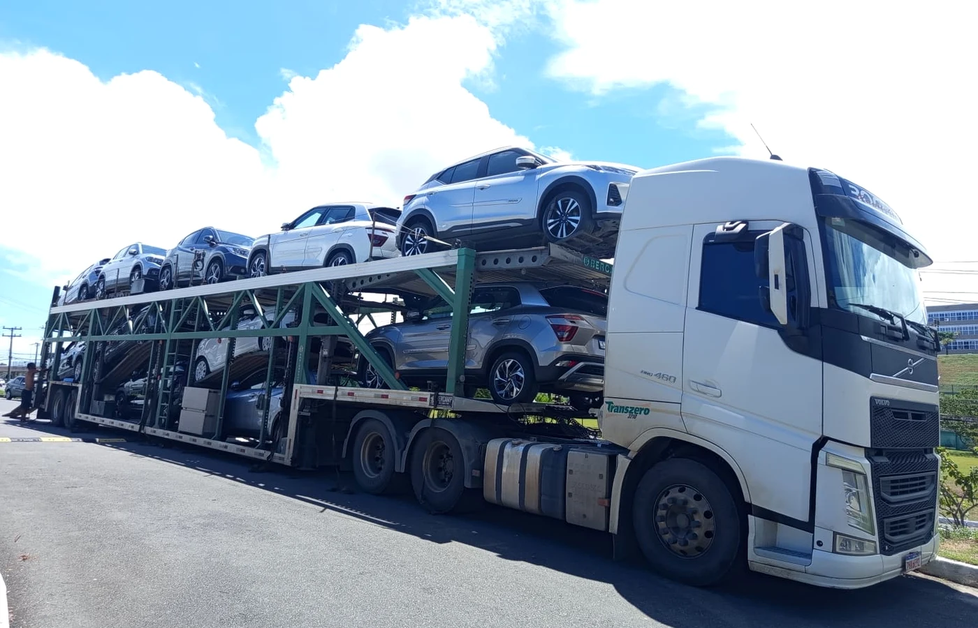 Transporte de veículos com segurança